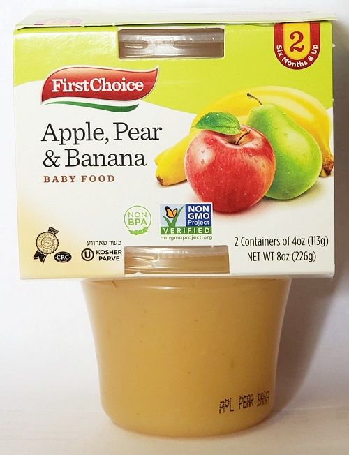 First Choice Apple-Pear-Banana 4 Oz (10 X 2 Pack) 
