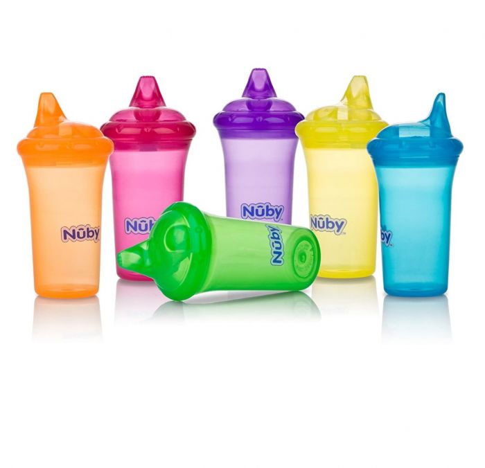 Nuby 9 Oz No-Spill Tinted Hard Top Cup
