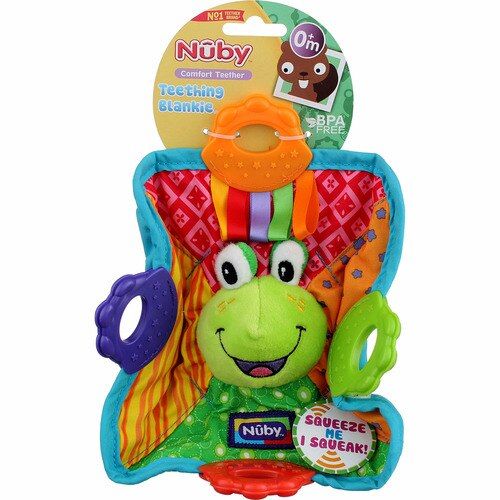 Nuby 2024 teething blanket