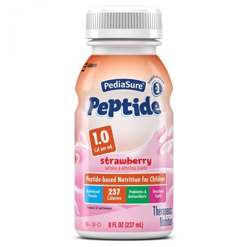 Pediasure Peptide 1 Cal, Strawberry (8 Oz) Bottle