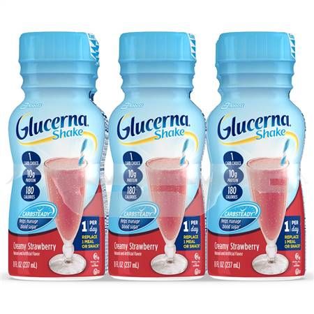 Glucerna Creamy Strawberry 8 Oz (4 X 6 Pack)