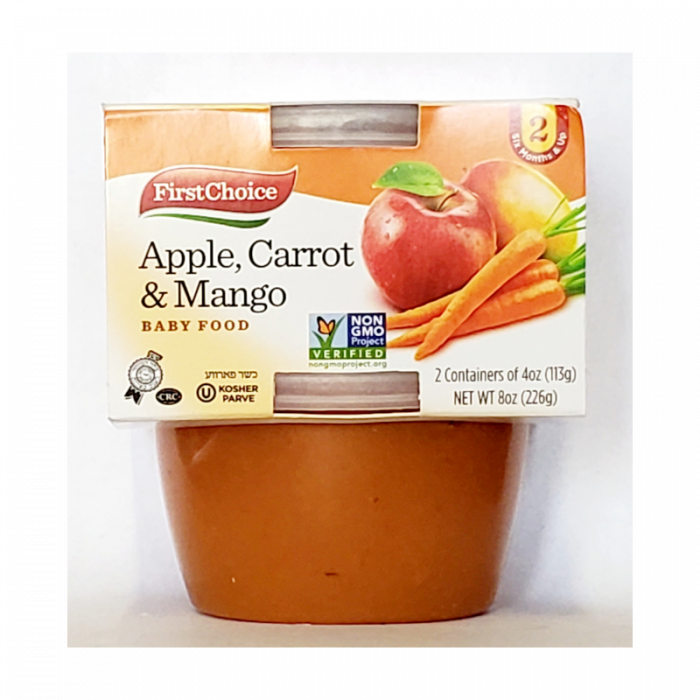 First Choice Apple-Carrot-Mango 4 Oz (10 X 2 Pack)