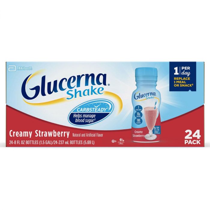 Glucerna Creamy Strawberry 8 Oz (Case Of 24)