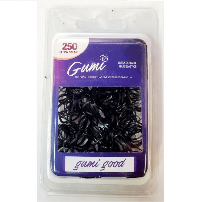 Gumi Hair Elastics (250 Ct) X-Small