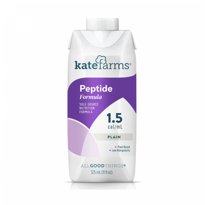 Kate Farms Peptide Plain 1.5 Cal (12 x 325 Ml)