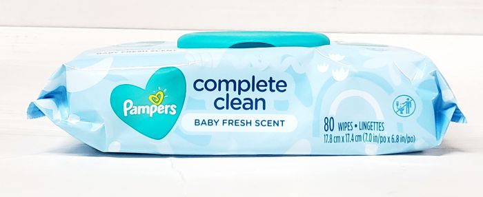 Pampers Wipes Complete Clean Baby Fresh Scent (80 Ct)
