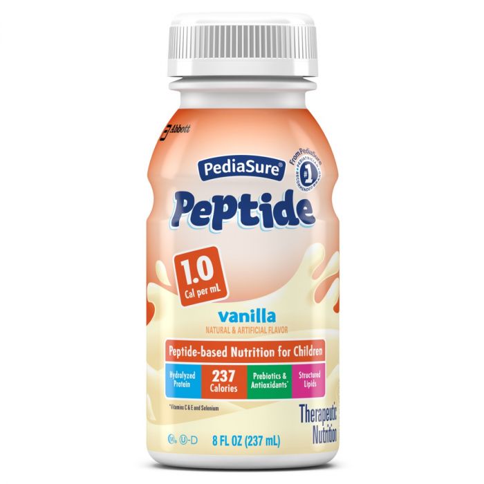 Pediasure Peptide 1 Cal, Vanilla (8 Oz) Bottle