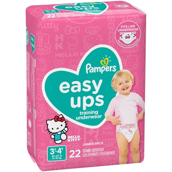 Pampers Easy Up 3T4T Girls