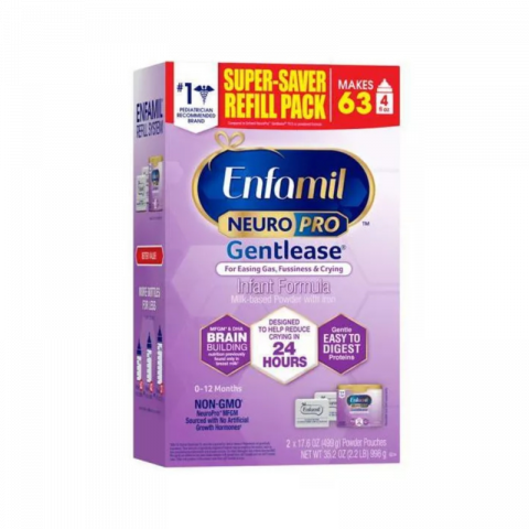 Enfamil Neuropro Gentlease Refill Box (2 X 17.6 Oz)