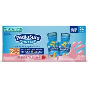 24 Pack - Pediasure Strawberry Shake 8 Oz