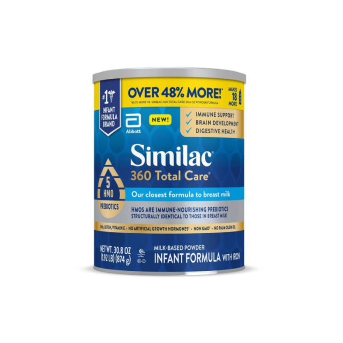 (XL Can) Similac 360 Total Care Powder (6 X 1.92 Lb)