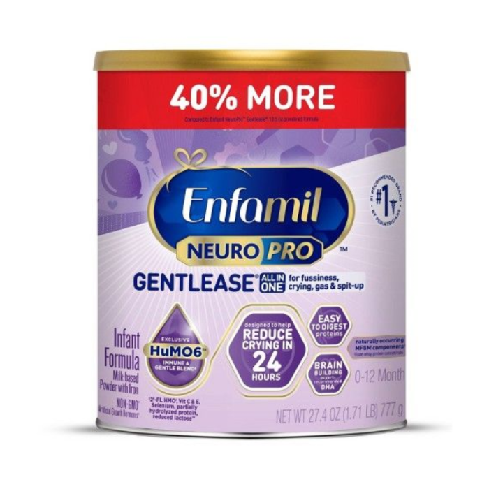 (XL CAN) ENFAMIL GENTLEASE NEUROPRO POWDER (4 X 27.4 OZ)