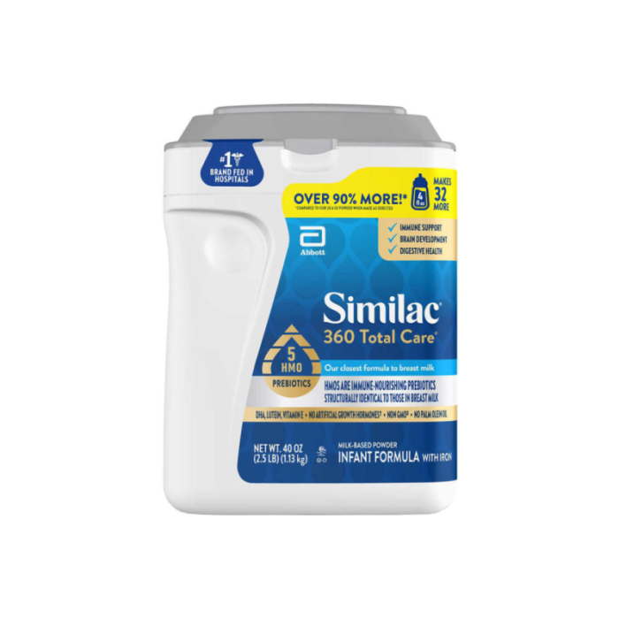 (Tub) Similac 360 Total Care Powder (6 X 40 Oz)