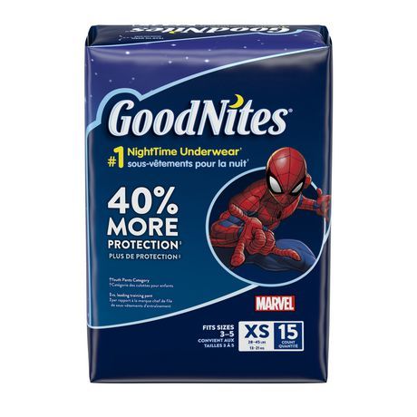Goodnites Bedtime Pants XS (4 X 15 Ct)