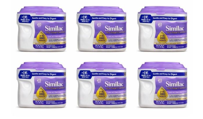 Similac Pro Total Comfort Powder (1.41 Lb) Case of 6