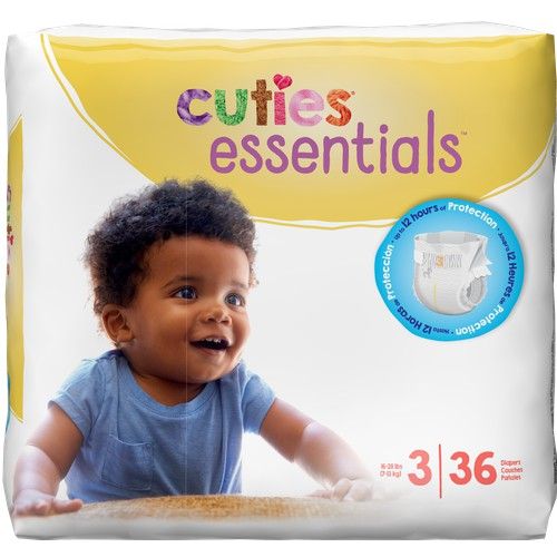 Cuties Diapers Size 3 (36 Ct)
