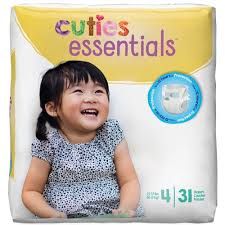 Cuties Diapers Size 4 (31 Ct)