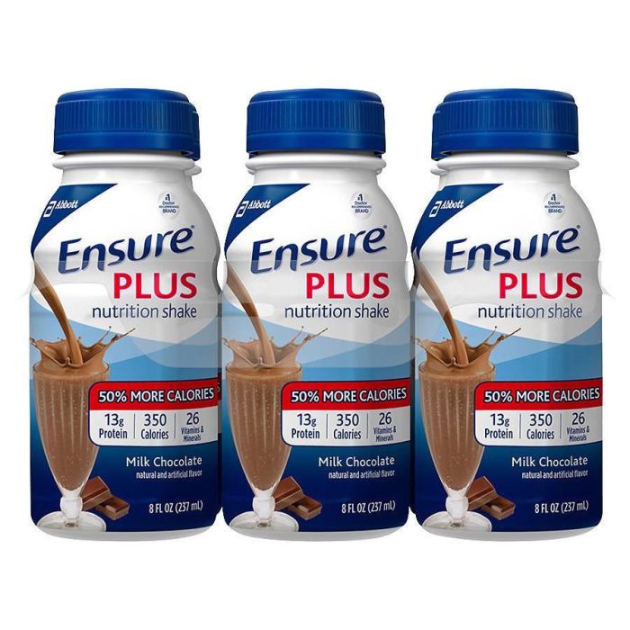 Ensure Plus Milk Chocolate 8 Oz (4 X 6 Pack) 