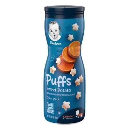 Gerber Puffs Sweet Potato Cereal Snacks  (6 X 1.48 Oz) 