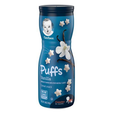 Gerber Puffs Vanilla Cereal Snack (6 X 1.48 Oz) 
