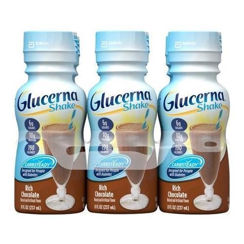 Glucerna Rich Chocolate 8 Oz (4 X 6 Pack)
